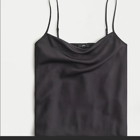 J. Crew Tops - JCREW cowlneck camisole Black